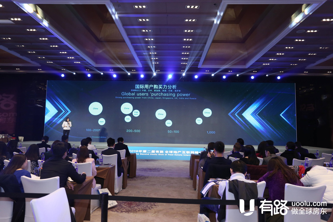 有路合伙人&战略部副总裁张议文女士发表有路国际用户大数据