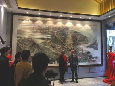 《自流井老街图》亮相引人瞩目。