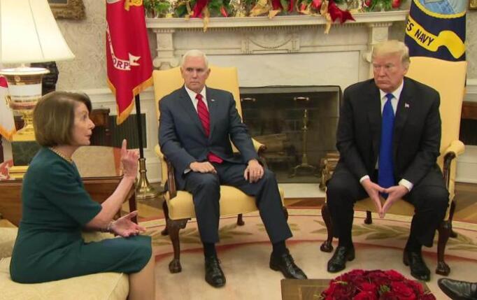 佩洛西:别想在众院发表国情咨文 特朗普:走着瞧!