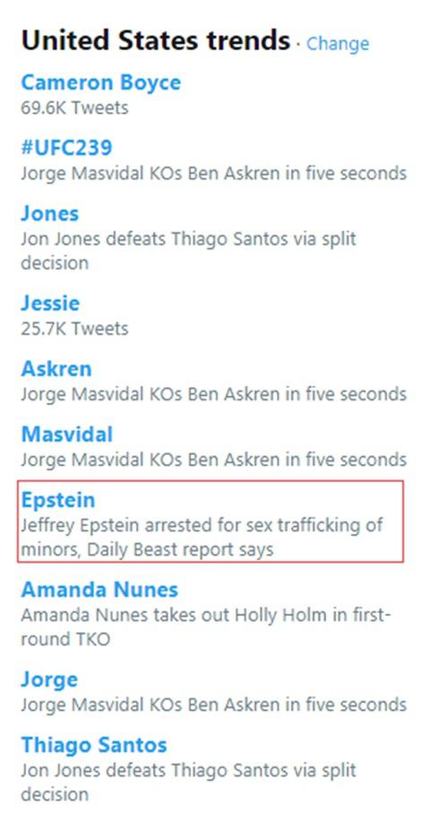 美国富豪性侵女童受害者多达数十名 或面临45年监禁